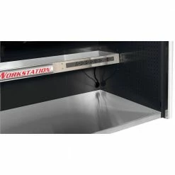 Promo 🎁 55 in. Power Workstation Professional Hutch with Stainless Steel Shelf and Work Surface in Black by Extreme Tools 😍 11 Promo 🎁 55 in. Power Workstation Professional Hutch with Stainless Steel Shelf and Work Surface in Black by Extreme Tools 😍 -Sunex Tools Sales black gloss powder coat finish with anodized chrome handle extreme tools top tool chests ex5501hcbk 44 1000