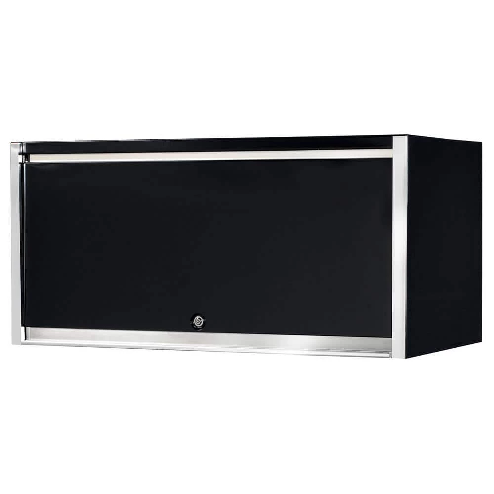 Promo 🎁 55 in. Power Workstation Professional Hutch with Stainless Steel Shelf and Work Surface in Black by Extreme Tools 😍 4 Promo 🎁 55 in. Power Workstation Professional Hutch with Stainless Steel Shelf and Work Surface in Black by Extreme Tools 😍 - Image 2