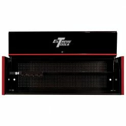 Coupon 🔥 RX Series 72 in. 0-Drawer Triple-Bank Extreme Power Workstation Hutch in Black with Red Trim by Extreme Tools 🌟 9 Coupon 🔥 RX Series 72 in. 0-Drawer Triple-Bank Extreme Power Workstation Hutch in Black with Red Trim by Extreme Tools 🌟 -Sunex Tools Sales black gloss powder coat finish with anodized red handle extreme tools top tool chests rx722501hcbkrd c3 1000