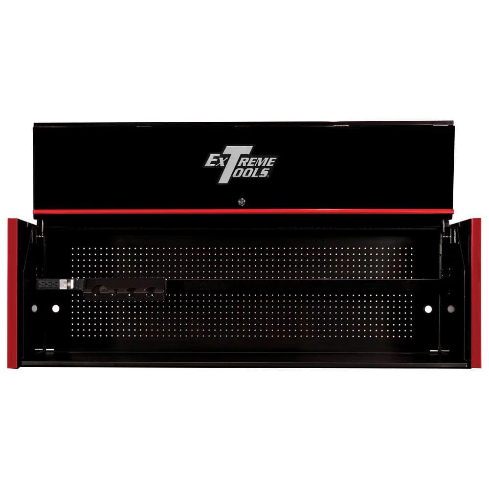 Coupon 🔥 RX Series 72 in. 0-Drawer Triple-Bank Extreme Power Workstation Hutch in Black with Red Trim by Extreme Tools 🌟 5 Coupon 🔥 RX Series 72 in. 0-Drawer Triple-Bank Extreme Power Workstation Hutch in Black with Red Trim by Extreme Tools 🌟 - Image 3