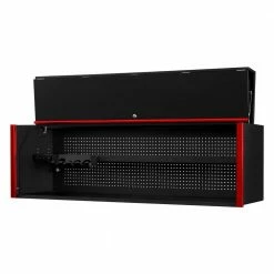 Best Sale 😀 DX Series 72 in. 0-Drawer Extreme Power Workstation Hutch in Black with Red Handle by Extreme Tools 🔥