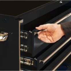 Hot Sale 👍 THD Series 72 in. 16-Drawer Roller Cabinet Tool Chest, Black by Extreme Tools 🎉 -Sunex Tools Sales black high gloss powder coat extreme tools tool cabinets thd722516rcbk 44 1000