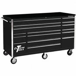 Hot Sale 👍 THD Series 72 in. 16-Drawer Roller Cabinet Tool Chest, Black by Extreme Tools 🎉