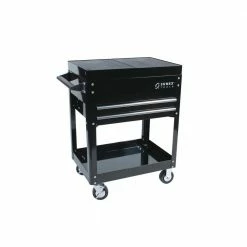 Best deal 🥰 23 in. 2-Drawer Slide Top Utility Cart in Black by SUNEX TOOLS 👏