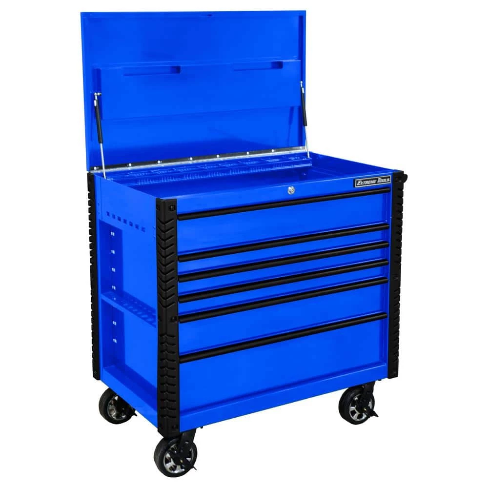 Best reviews of ๐ EX Professional 41 in. 6-Drawer Tool Utility Cart with Bumpers in Blue with Black Drawer Pulls by Extreme Tools ๐งจ 3 Best reviews of ๐ EX Professional 41 in. 6-Drawer Tool Utility Cart with Bumpers in Blue with Black Drawer Pulls by Extreme Tools ๐งจ