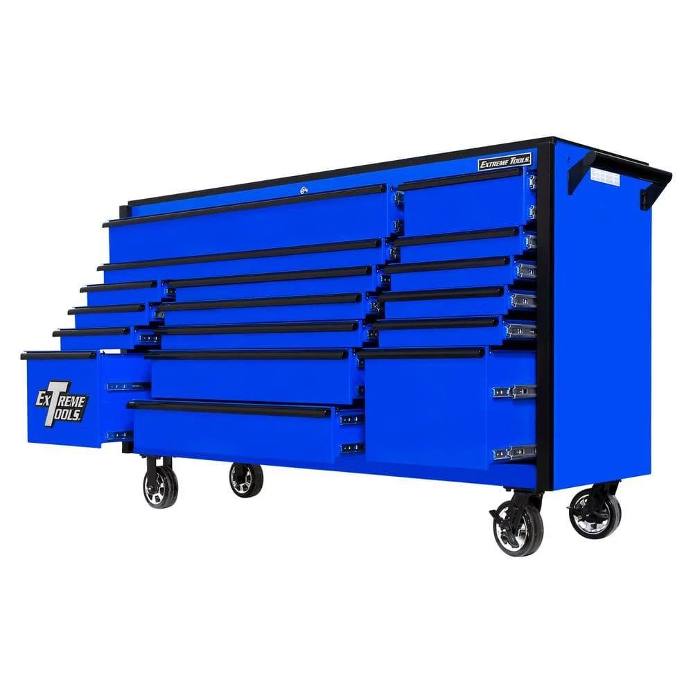 Coupon ๐ฏ DX Series 72 in. 17-Drawer Roller Cabinet Tool Chest in Blue with Mag Wheels and Black Drawer Pulls by Extreme Tools ๐ 5 Coupon ๐ฏ DX Series 72 in. 17-Drawer Roller Cabinet Tool Chest in Blue with Mag Wheels and Black Drawer Pulls by Extreme Tools ๐ - Image 3