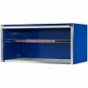 Hot Sale 🔥 55 in. Power Workstation Professional Hutch with Stainless Steel Shelf and Work Surface in Blue by Extreme Tools 🎉 -Sunex Tools Sales blue gloss powder coat finish with chrome handles extreme tools top tool chests ex5501hcbl 64 1000