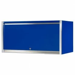 Hot Sale 🔥 55 in. Power Workstation Professional Hutch with Stainless Steel Shelf and Work Surface in Blue by Extreme Tools 🎉 -Sunex Tools Sales blue gloss powder coat finish with chrome handles extreme tools top tool chests ex5501hcbl c3 1000