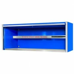 Deals ๐ EXQ Professional 72 in. 0-Drawer Blue Extreme Power Workstation Hutch with Chrome Handles by Extreme Tools ๐