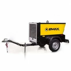 Best reviews of 🎉 90 CFM 125 PSI Trailer Mounted Diesel Driven Rotary Screw Air Compressor with 24 HP Kubota Diesel Engine by EMAX ⭐