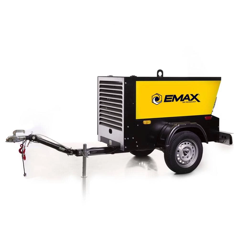 Best reviews of 🎉 90 CFM 125 PSI Trailer Mounted Diesel Driven Rotary Screw Air Compressor with 24 HP Kubota Diesel Engine by EMAX ⭐ 3 Best reviews of 🎉 90 CFM 125 PSI Trailer Mounted Diesel Driven Rotary Screw Air Compressor with 24 HP Kubota Diesel Engine by EMAX ⭐