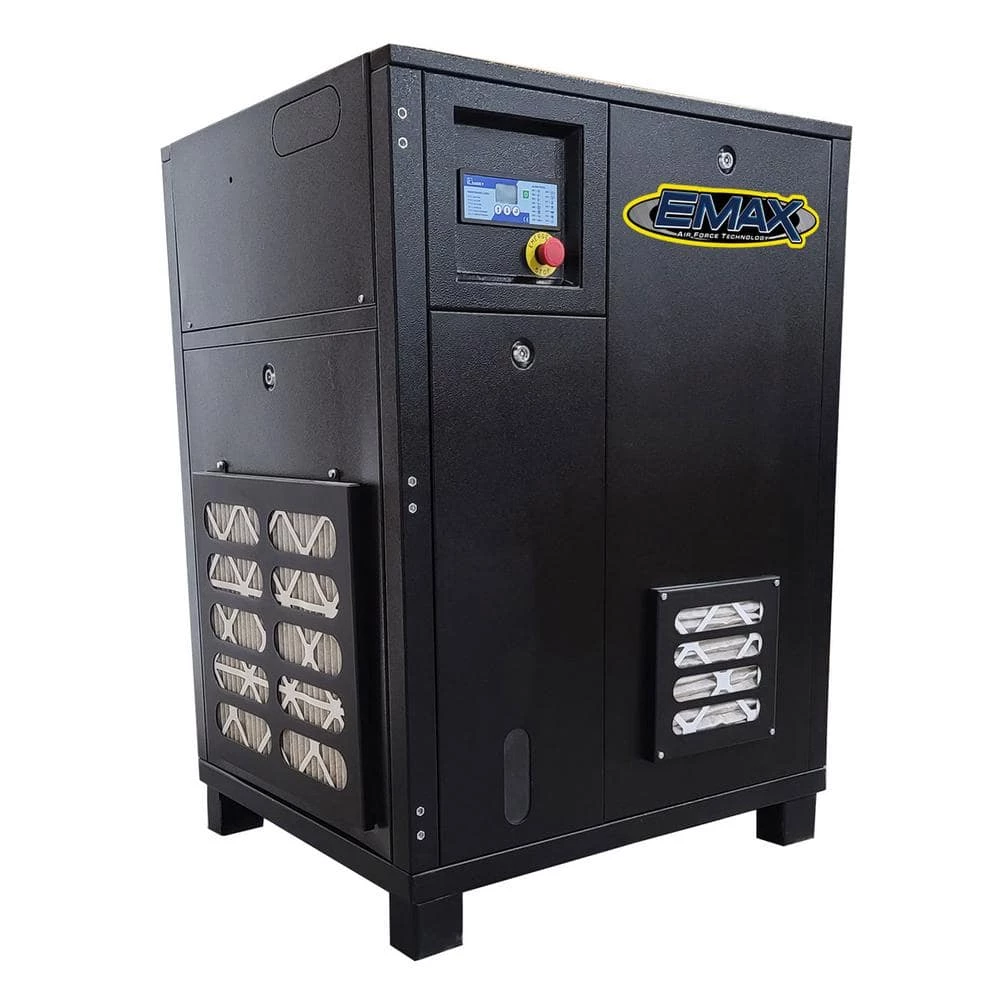 Best Pirce ✨ 5 HP 208-Volt 3-Phase Stationary Electric Industrial Rotary Screw Air Compressor - Cabinet Only by EMAX 😍 3 Best Pirce ✨ 5 HP 208-Volt 3-Phase Stationary Electric Industrial Rotary Screw Air Compressor - Cabinet Only by EMAX 😍