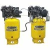 Cheap 👍 80 Gal. 20 HP 1ph Vertical Solo Mounted Alternating Silent Air Compressors with Pressure Lube Pump by EMAX 🔔 -Sunex Tools Sales emax stationary air compressors esp10a080v1 64 1000