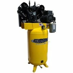 Wholesale 🎉 Industrial Series 80 Gal. 7.5 HP 1-Phase Electric Air Compressor with pressure lubricated pump by EMAX 🥰 -Sunex Tools Sales emax stationary air compressors hi07v080v1 c3 1000