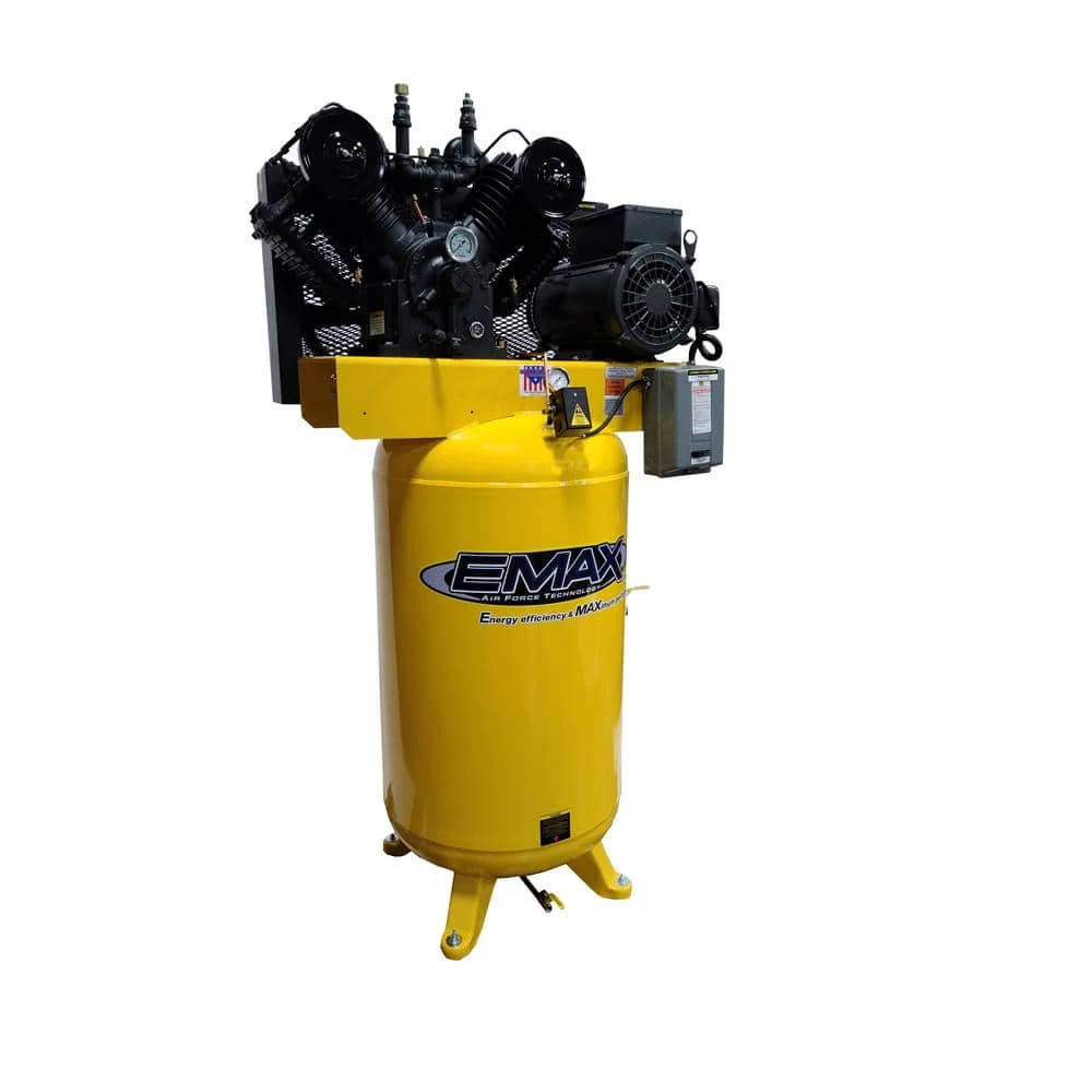 Best Pirce ๐ Industrial Series 80 Gal. 10 HP 1-Phase Electric Air Compressor with pressure lubricated pump by EMAX ๐งจ 8 Best Pirce ๐ Industrial Series 80 Gal. 10 HP 1-Phase Electric Air Compressor with pressure lubricated pump by EMAX ๐งจ - Image 6