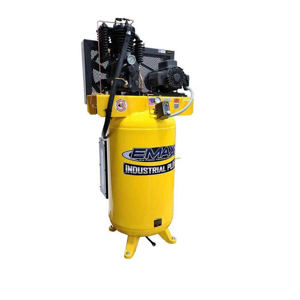 Discount ✨ Industrial PLUS 80 Gal. 5 HP 1-Phase Silent Air Electric Air Compressor with pressure lubricated pump by EMAX 🔔 6 Discount ✨ Industrial PLUS 80 Gal. 5 HP 1-Phase Silent Air Electric Air Compressor with pressure lubricated pump by EMAX 🔔 - Image 4