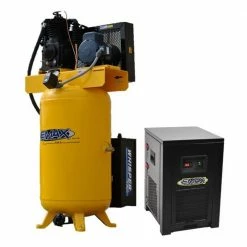 Brand new 🔔 Industrial Plus 80 Gal. 5 HP 230-Volt 3-Phase 2-Stage Silent Air Electric Air Compressor with 30 CFM Dryer Bundle by EMAX 👏
