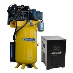 Top 10 ✨ Industrial PLUS 80 Gal. 7.5HP 208-Volt 3-Phase 2-Stage Silent Air Electric Pressure Lube Air Compressor and 30 CFM Dryer by EMAX 🤩