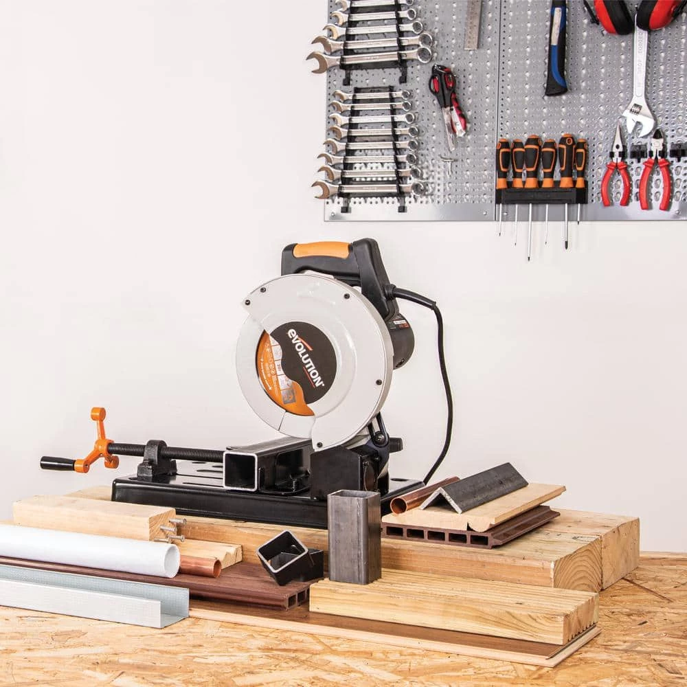Best Pirce 😉 10 Amp 7-1/4 in. Chop Saw with Multi-Material 20-T Blade by Evolution Power Tools 🔔 9 Best Pirce 😉 10 Amp 7-1/4 in. Chop Saw with Multi-Material 20-T Blade by Evolution Power Tools 🔔 - Image 7