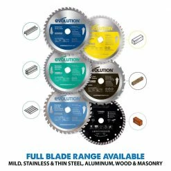 Best deal 🔥 7-1/4 in. 40-Teeth Mild Steel Cutting Saw Blade by Evolution Power Tools 🎉 -Sunex Tools Sales evolution power tools circular saw blades 185bladest 66 1000