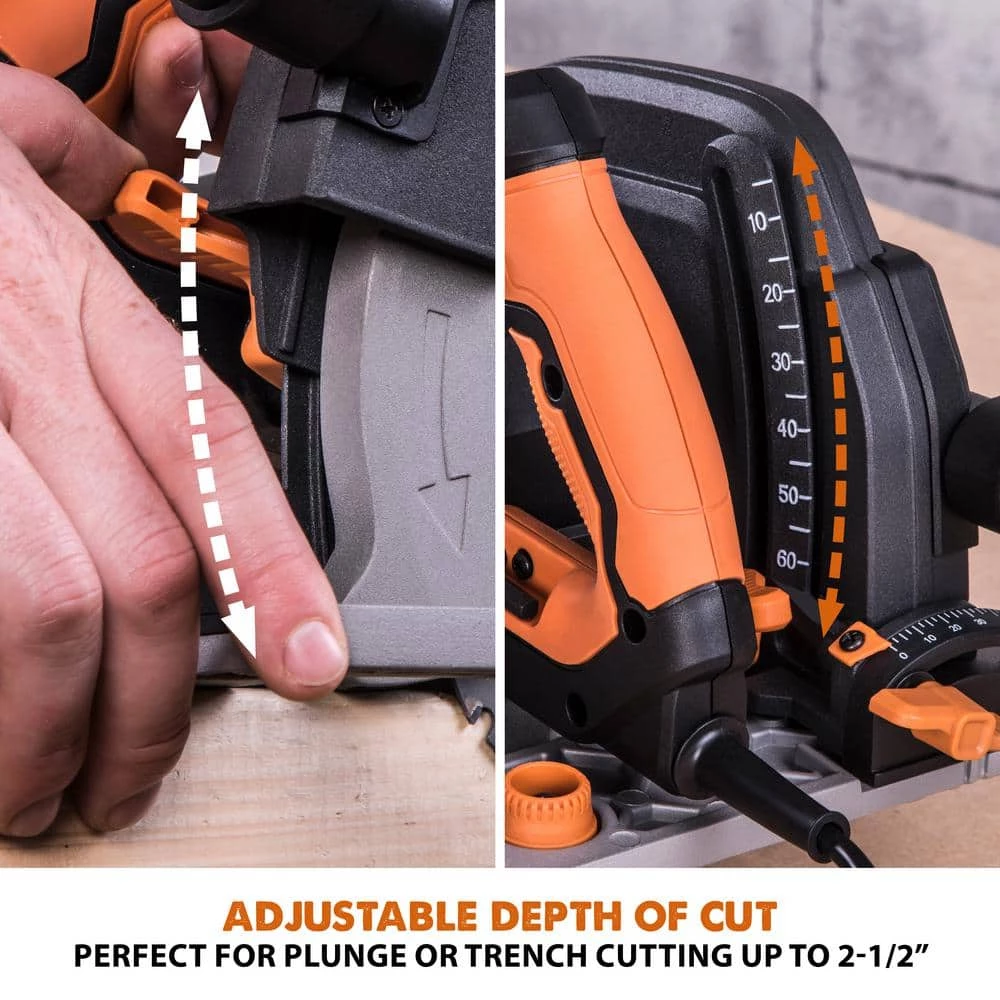 Best reviews of ๐ 15 Amp 7-1/4 in. Circular Track Saw Kit with 40 in. Track, Electric Brake and Multi-Material Blade by Evolution Power Tools โ 13 Best reviews of ๐ 15 Amp 7-1/4 in. Circular Track Saw Kit with 40 in. Track, Electric Brake and Multi-Material Blade by Evolution Power Tools โ - Image 11