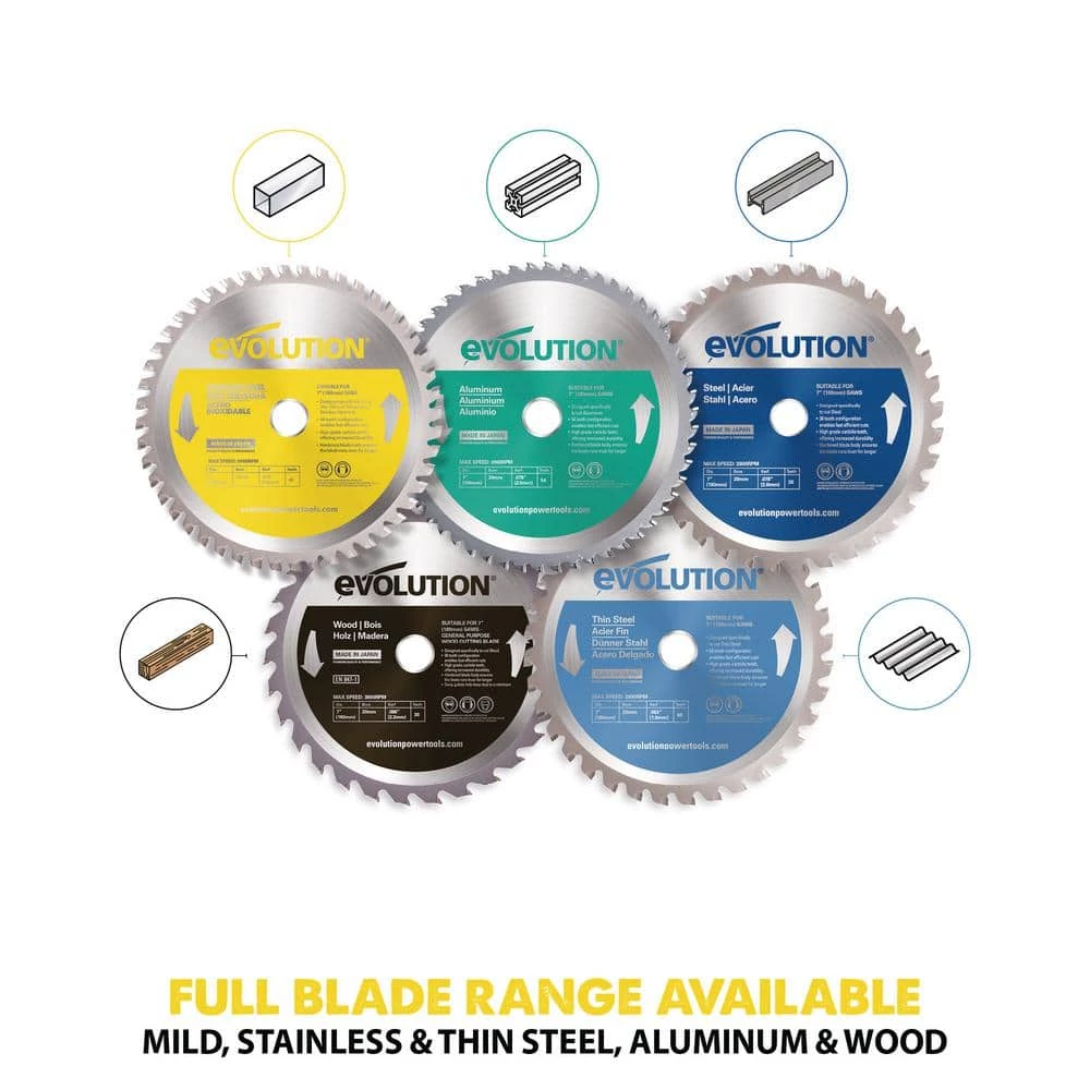 Best reviews of ๐ 7 in. 48-Teeth Stainless-Steel Cutting Saw Blade by Evolution Power Tools ๐ 6 Best reviews of ๐ 7 in. 48-Teeth Stainless-Steel Cutting Saw Blade by Evolution Power Tools ๐ - Image 4