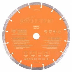 Best deal 😀 9 in. Segmented Edge With High Diamond Concentration, 7/8 in. Arbor, Premium Diamond Blade by Evolution Power Tools ❤️