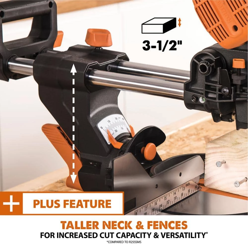 Coupon ๐งจ 15 Amp 10 in. Dual Bevel Sliding Miter Saw with Laser Guide, Dust Bag, 13 ft. Power Cord, and 28-T Multi-Material Blade by Evolution Power Tools ๐ 16 Coupon ๐งจ 15 Amp 10 in. Dual Bevel Sliding Miter Saw with Laser Guide, Dust Bag, 13 ft. Power Cord, and 28-T Multi-Material Blade by Evolution Power Tools ๐ - Image 14