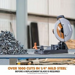 New 🤩 15 Amp 14 in. Chop Saw with V-Block and Multi-Material 32-T Blade by Evolution Power Tools 🔥 26 New 🤩 15 Amp 14 in. Chop Saw with V-Block and Multi-Material 32-T Blade by Evolution Power Tools 🔥 -Sunex Tools Sales evolution power tools panel saws r355cps 1f 1000