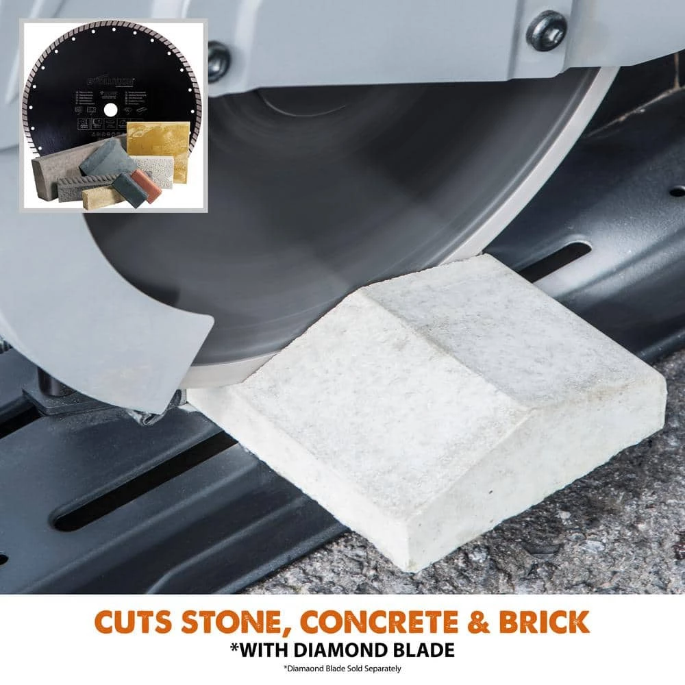 New 🤩 15 Amp 14 in. Chop Saw with V-Block and Multi-Material 32-T Blade by Evolution Power Tools 🔥 17 New 🤩 15 Amp 14 in. Chop Saw with V-Block and Multi-Material 32-T Blade by Evolution Power Tools 🔥 - Image 15