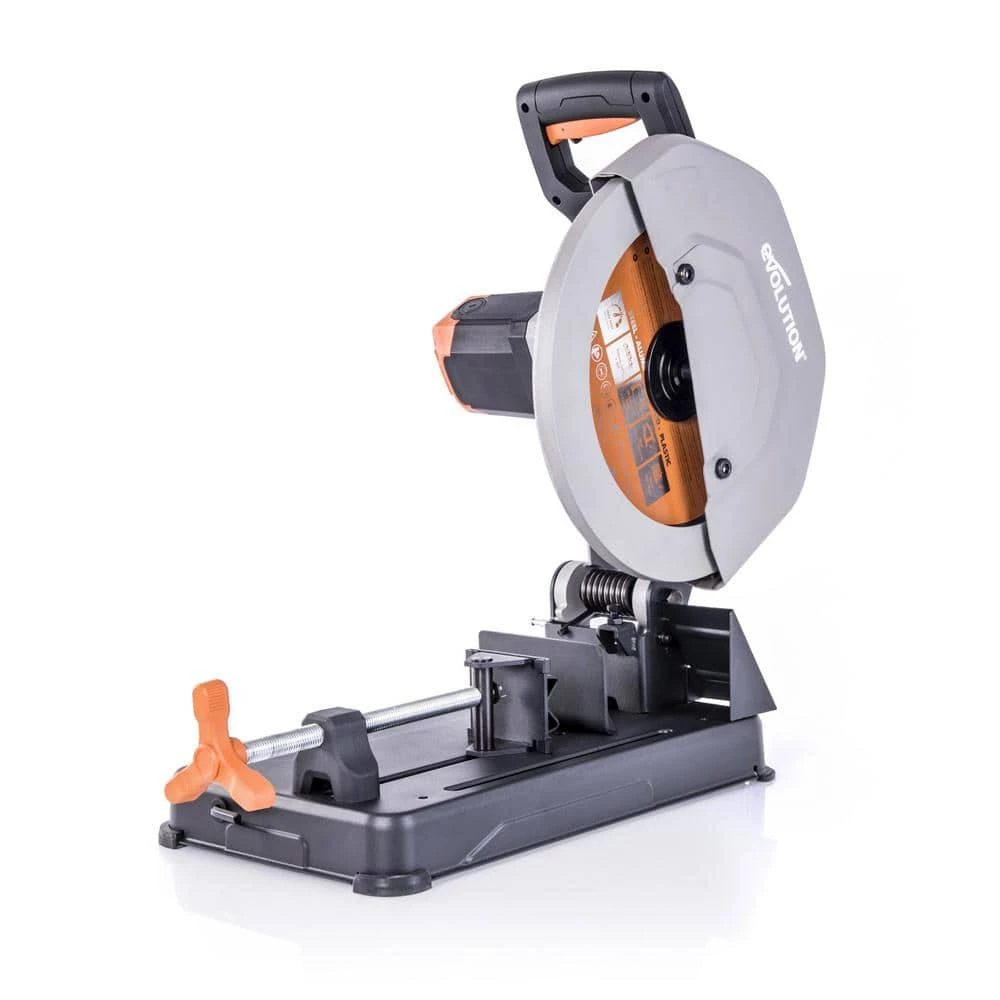 New 🤩 15 Amp 14 in. Chop Saw with V-Block and Multi-Material 32-T Blade by Evolution Power Tools 🔥 3 New 🤩 15 Amp 14 in. Chop Saw with V-Block and Multi-Material 32-T Blade by Evolution Power Tools 🔥