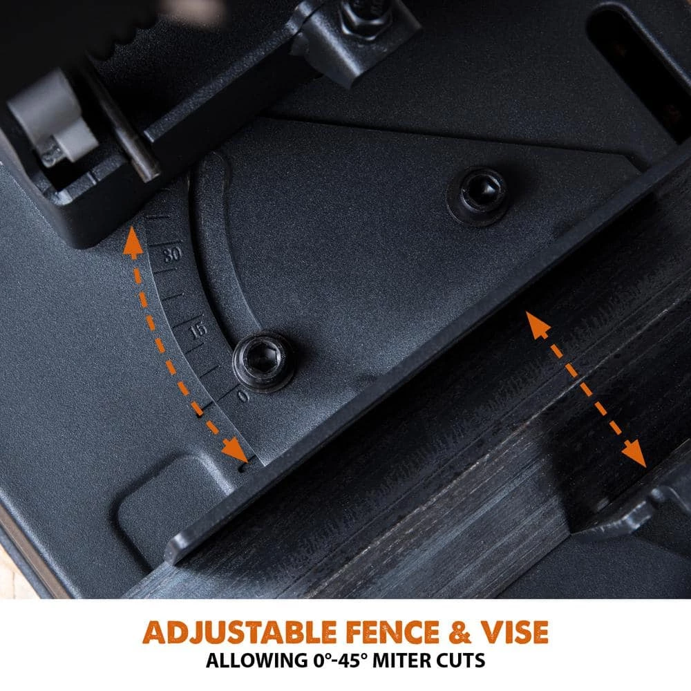 New 🤩 15 Amp 14 in. Chop Saw with V-Block and Multi-Material 32-T Blade by Evolution Power Tools 🔥 8 New 🤩 15 Amp 14 in. Chop Saw with V-Block and Multi-Material 32-T Blade by Evolution Power Tools 🔥 - Image 6