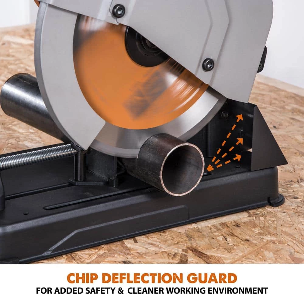 New 🤩 15 Amp 14 in. Chop Saw with V-Block and Multi-Material 32-T Blade by Evolution Power Tools 🔥 9 New 🤩 15 Amp 14 in. Chop Saw with V-Block and Multi-Material 32-T Blade by Evolution Power Tools 🔥 - Image 7