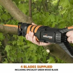 Discount 🎉 7 Amp Multi-Material Reciprocating Saw with 4-Blades by Evolution Power Tools 👏 25 Discount 🎉 7 Amp Multi-Material Reciprocating Saw with 4-Blades by Evolution Power Tools 👏 -Sunex Tools Sales evolution power tools reciprocating saws r230rcp fa 1000