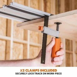 Wholesale ❤️ 55 in. Circular Saw Track with Clamps, Glide Strips and Carry Bag by Evolution Power Tools 🔥 -Sunex Tools Sales evolution power tools saw tracks st1400 66 1000