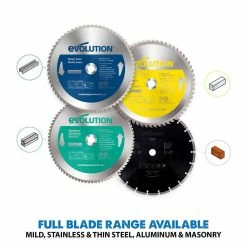 Hot Sale 😍 12 in. 60-Teeth Mild Steel Cutting Saw Blade by Evolution Power Tools 🌟 -Sunex Tools Sales evolution power tools table saw blades miter saw blades 12bladest 66 1000