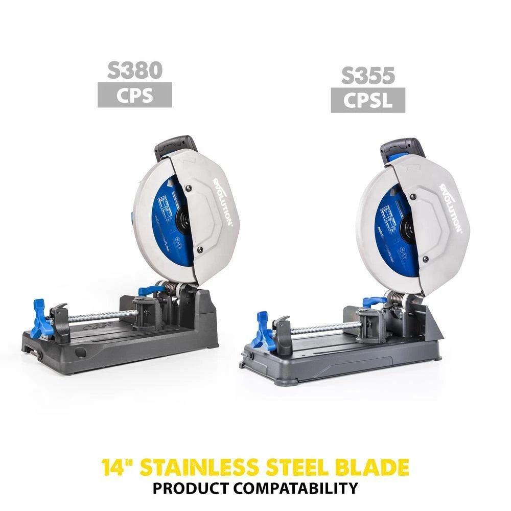 Outlet 😀 14 in. 90-Teeth Stainless-Steel Cutting Saw Blade by Evolution Power Tools 🎉 6 Outlet 😀 14 in. 90-Teeth Stainless-Steel Cutting Saw Blade by Evolution Power Tools 🎉 - Image 4