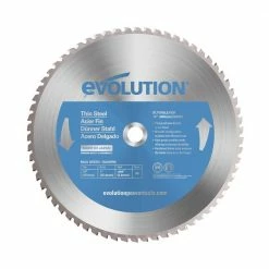 Buy ๐ 14 in. 90-Teeth Thin Steel Cutting Saw Blade by Evolution Power Tools ๐