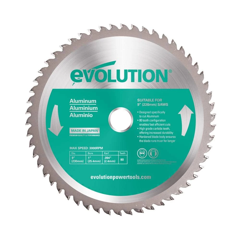 Best reviews of 🎉 9 in. 80-Teeth Aluminum Cutting Saw Blade by Evolution Power Tools 🎉 3 Best reviews of 🎉 9 in. 80-Teeth Aluminum Cutting Saw Blade by Evolution Power Tools 🎉