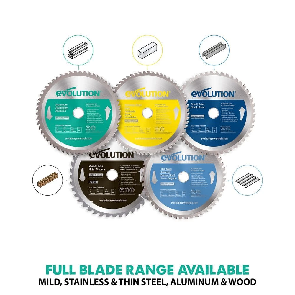 Best reviews of 🎉 9 in. 80-Teeth Aluminum Cutting Saw Blade by Evolution Power Tools 🎉 6 Best reviews of 🎉 9 in. 80-Teeth Aluminum Cutting Saw Blade by Evolution Power Tools 🎉 - Image 4