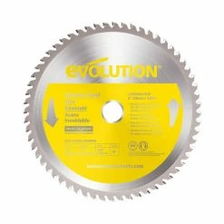Best Pirce ๐ 9 in. 60-Teeth Stainless-Steel Cutting Saw Blade by Evolution Power Tools ๐