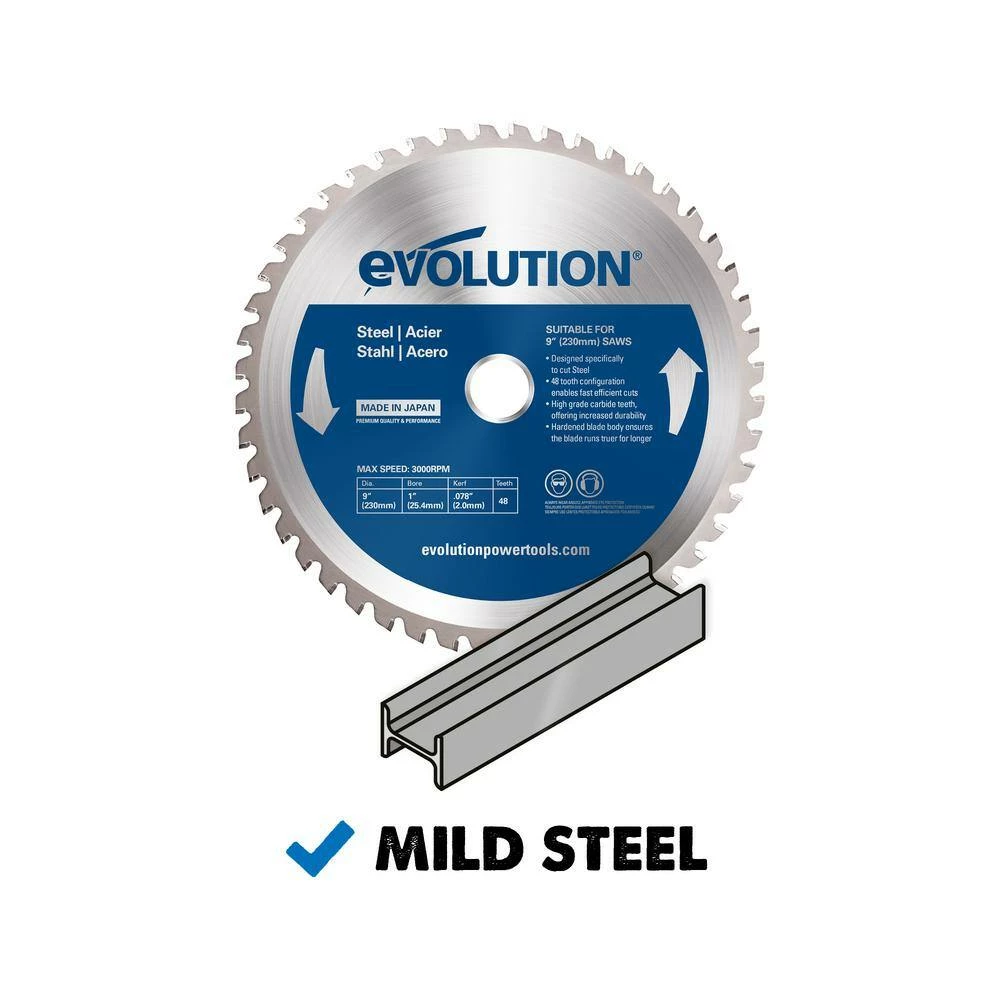 Top 10 🥰 9 in. 48-Teeth Mild Steel Cutting Saw Blade by Evolution Power Tools ⭐ 4 Top 10 🥰 9 in. 48-Teeth Mild Steel Cutting Saw Blade by Evolution Power Tools ⭐ - Image 2