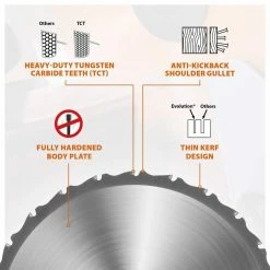 Best deal ❤️ RAGE 10 in. Multipurpose Replacement Blade by Evolution Power Tools 🛒 -Sunex Tools Sales evolution power tools table saw blades miter saw blades rage255blade 1d 1000