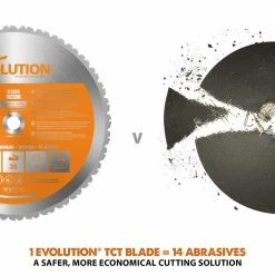 Outlet 😉 RAGE 14 in. Multipurpose Replacement Blade by Evolution Power Tools 👍 -Sunex Tools Sales evolution power tools table saw blades miter saw blades rage355blade a0 1000