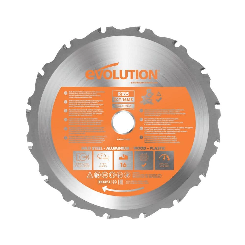 Deals ๐ 7-1/4 in. 20-T Multi-Material Replacement Miter Saw Blade by Evolution Power Tools ๐งจ 3 Deals ๐ 7-1/4 in. 20-T Multi-Material Replacement Miter Saw Blade by Evolution Power Tools ๐งจ