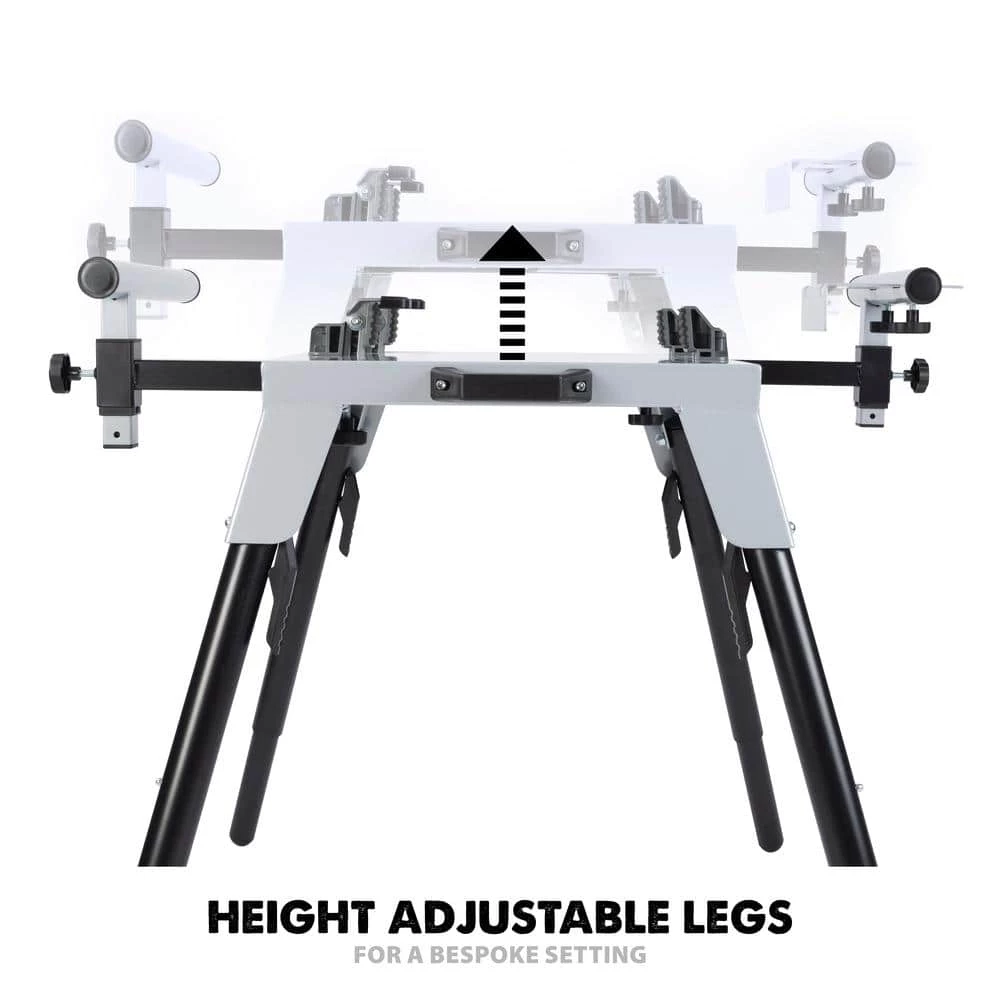 Outlet 🔔 32-3/32 in. x 23-5/8 in. Universal Heavy-Duty Stationary Chop Saw Stand by Evolution Power Tools 🤩 8 Outlet 🔔 32-3/32 in. x 23-5/8 in. Universal Heavy-Duty Stationary Chop Saw Stand by Evolution Power Tools 🤩 - Image 6