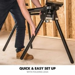 Buy 🌟 Compact Folding Miter Saw Stand with Quick Release Mounting Brackets by Evolution Power Tools 🧨 -Sunex Tools Sales evolution power tools tool stands evoms1 1d 1000