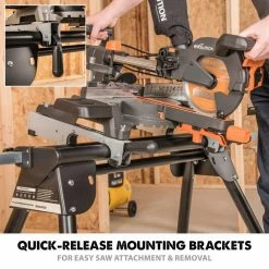 Buy 🌟 Compact Folding Miter Saw Stand with Quick Release Mounting Brackets by Evolution Power Tools 🧨 -Sunex Tools Sales evolution power tools tool stands evoms1 66 1000