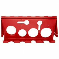 Flash Sale 🎉 Extreme Tools 13.25 in. W x 6.4 in. D x 5.25 in. H Removable, Adjustable Steel Power Tool Rack Accessory, Red ✔️
