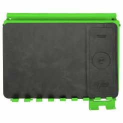 Deals 🥰 12.5 in. W Steel Media/Tech Holder with Phone Charging Pad for RX & DX Series Extreme Power Workstation Hutches in Green by Extreme Tools 🧨